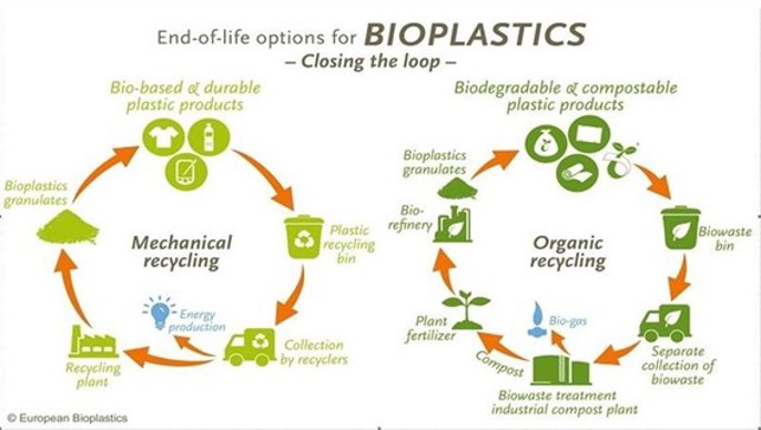 How biodegradable and compostable plastic products can be successfully recycled by organic means.